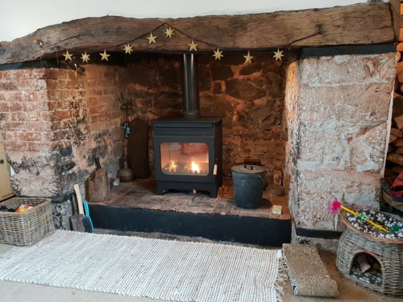 wood burner installation Glowing Stoves twin wall chimney installers